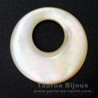 Australien mother-of-pearl round shape - 30 mm diameter