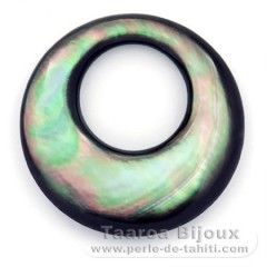 Tahitian mother-of-pearl round shape - 30 mm diameter