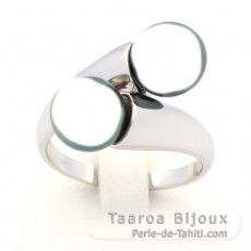 Rhodiated Sterling Silver Ring