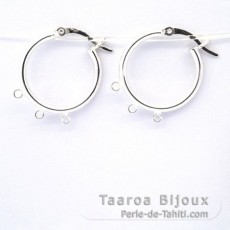 Earrings for pearls from 3 to 8 mm - Silver .925