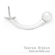 Piercing for pearls from 8 to 10 mm - Silver .925