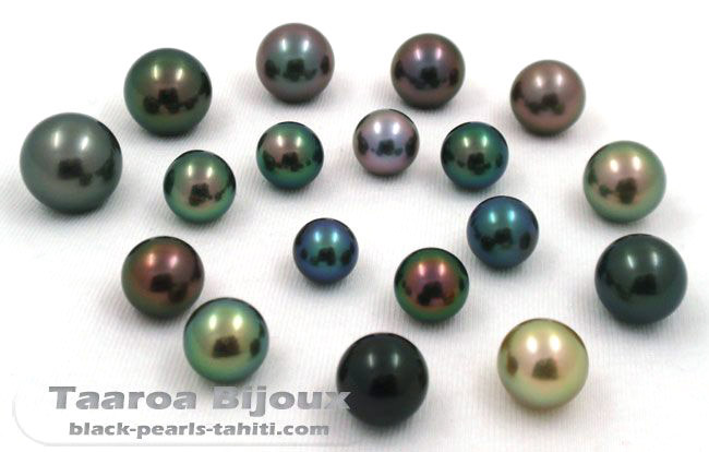 Beautiful batch of Tahitian Pearls - Taaroa Bijoux