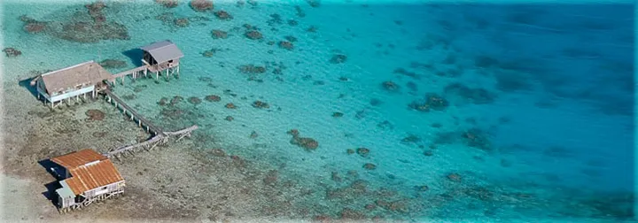 Pearl farm in the Tuamotus